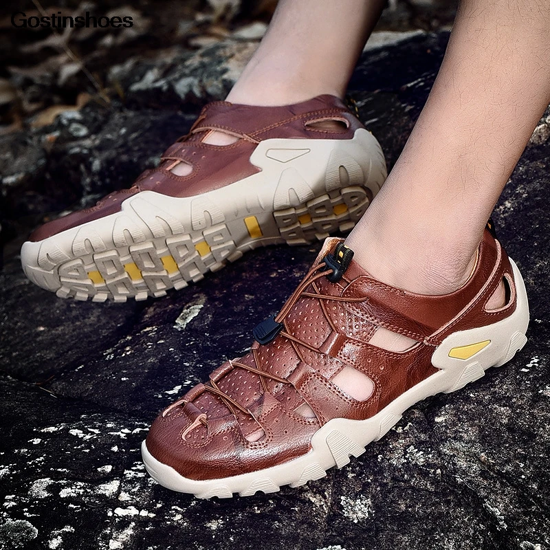 Sandalia Masculina Sandalias большой размер 47 код спортивная обувь 46 открытые туфли Sandales Homme