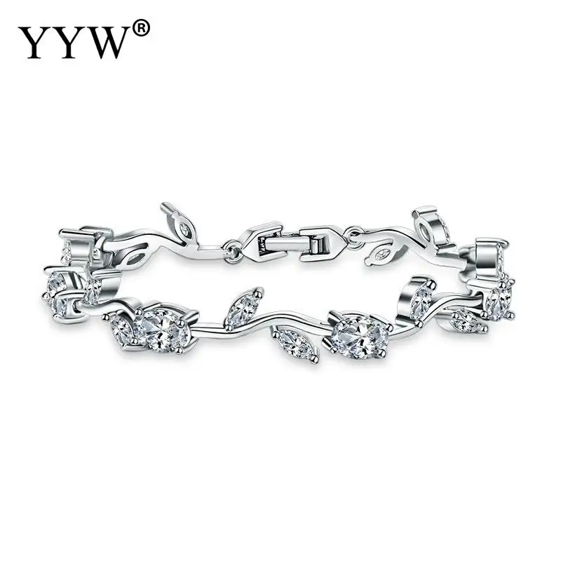 Латунный браслет для женщин, стразы, серебряный модный серебряный браслет с шармами, браслет для женщин, подарки, аксессуары