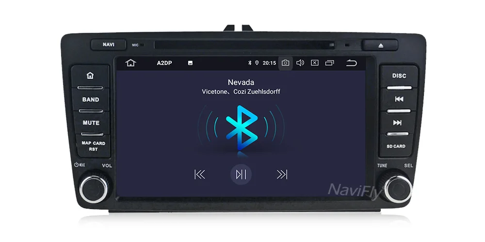 NaviFly 4+ 64G 2din Android 9,0 автомобильный gps-навигатор для Skoda Octavia2 Octavia A5 автомобильный dvd-плеер мультимедиа рулевое колесо wifi BT