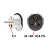 EU Adapter Universal EU Converter 2 Round Pin Socket AU US UK CN To EU Wall Socket AC 16A  250V Travel Adapter High Quality ► Photo 2/6