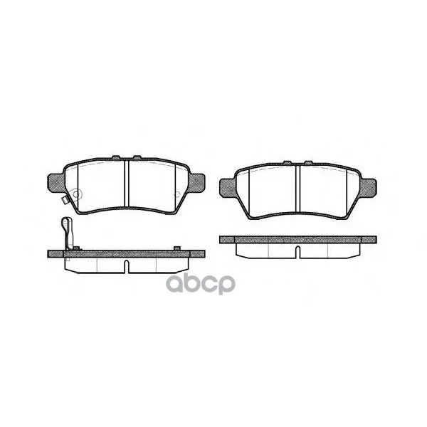 1188 01_=Fdb1882 [44060eb325]!Колодки Дисковые З Nissan Pathfinder 2.5d 05 Remsa 118801 Remsa арт. 118801