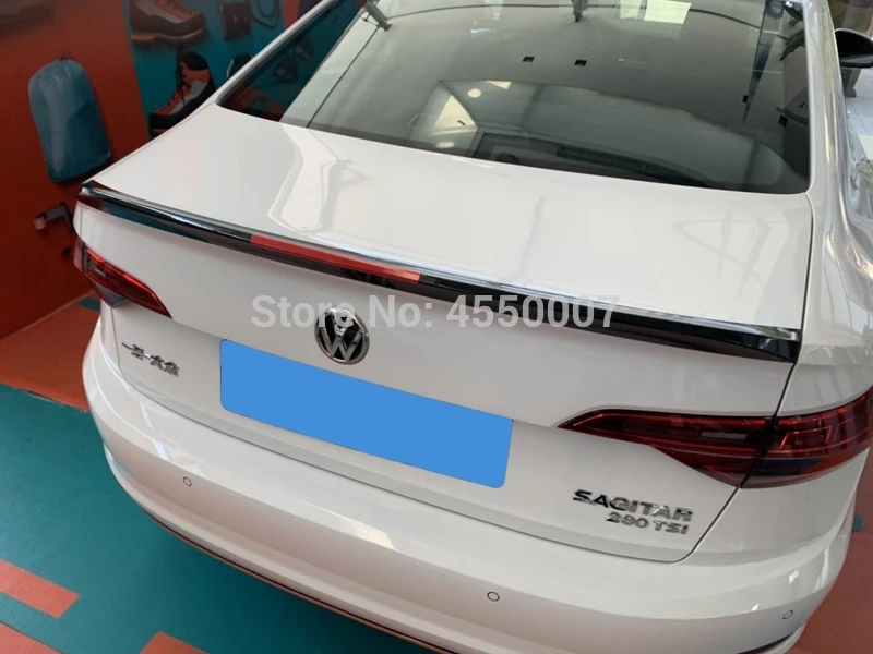 Для Volkswagen спойлер Jetta ABS Материал заднее крыло праймер задний спойлер для VW Jetta спортивный спойлер
