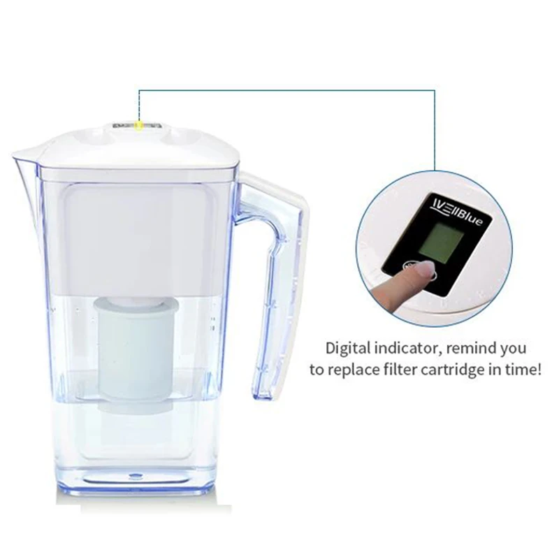 2.5л Brita Sytle ежедневное использование без BPA очиститель минеральной воды Щелочной