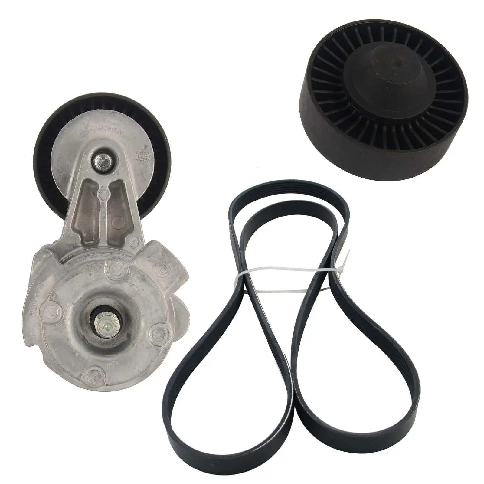 AP03 Drive Belt Pulley + Tensioner Kit For BMW 1 3 5 series E81 E90 E60 E61 X3 E83 X5 E70 Z4 11287530314 11288624196