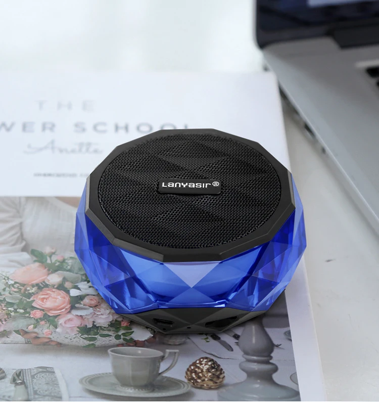 

Lanyasir S6 Bluetooth Speaker Mini Wireless Loudspeaker Crack LED TF USB Subwoofer bluetooth Speakers