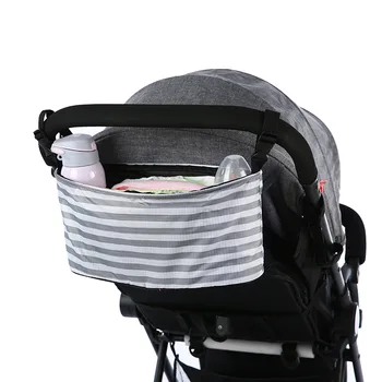 

Simple Baby Stroller Organizer Bags Portable Mum Diapers Bag Hook Baby Carriage Waterproof Large Capacity Stroller Accessories
