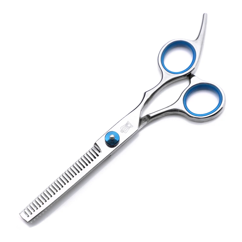 Thin scissors Ножницы для домашних животных, 7 дюймов, изогнутые ножницы для стрижки домашних животных, профессиональные ножницы с расческой, Парикмахерская с использованием собак и кошек - Цвет: Thin scissors