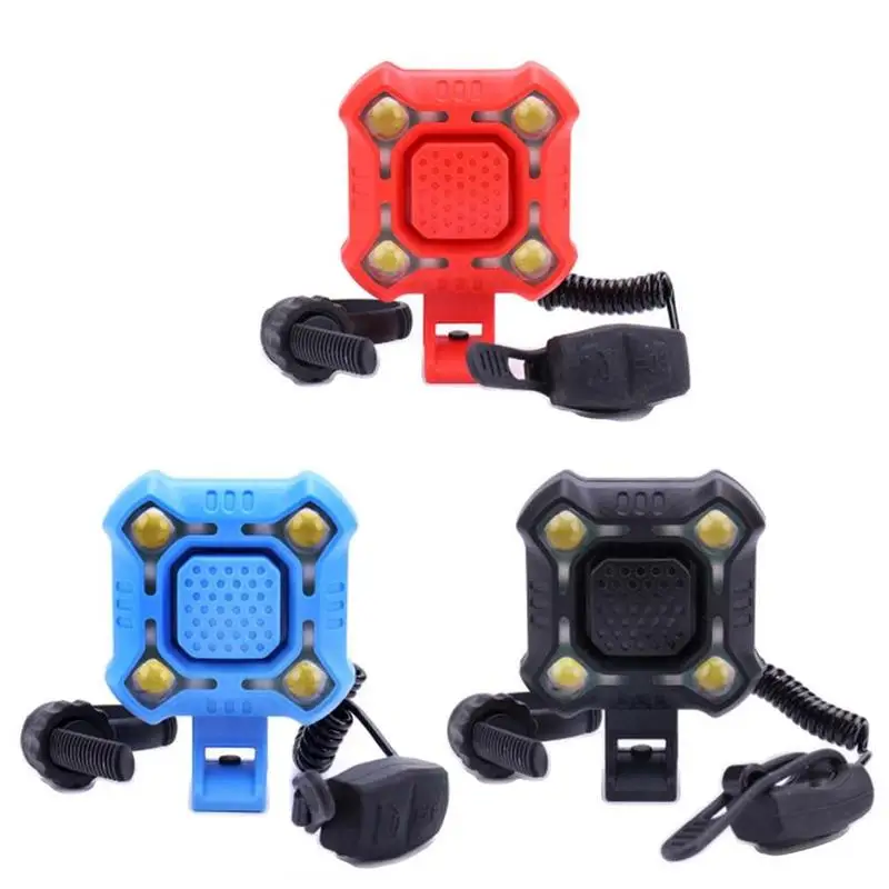 

Bicycle Bell 4 Light Bicycle Light Waterproof USB Charging Charger Horn Headlights Cycling Equipment Accessories