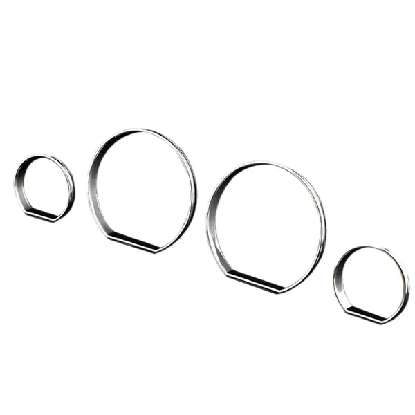 

For B-MW E46 M3 M Chrome Speedometer Gauge Dial Rings Bezel Trim Speedo AC/Tech Sport