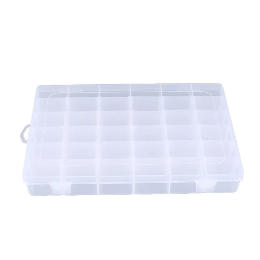 10-36 Compartment Slots Cells Portable Tool Box Electronic Parts Screw Beads Ring Jewelry Plastic Storage Box Container Holder