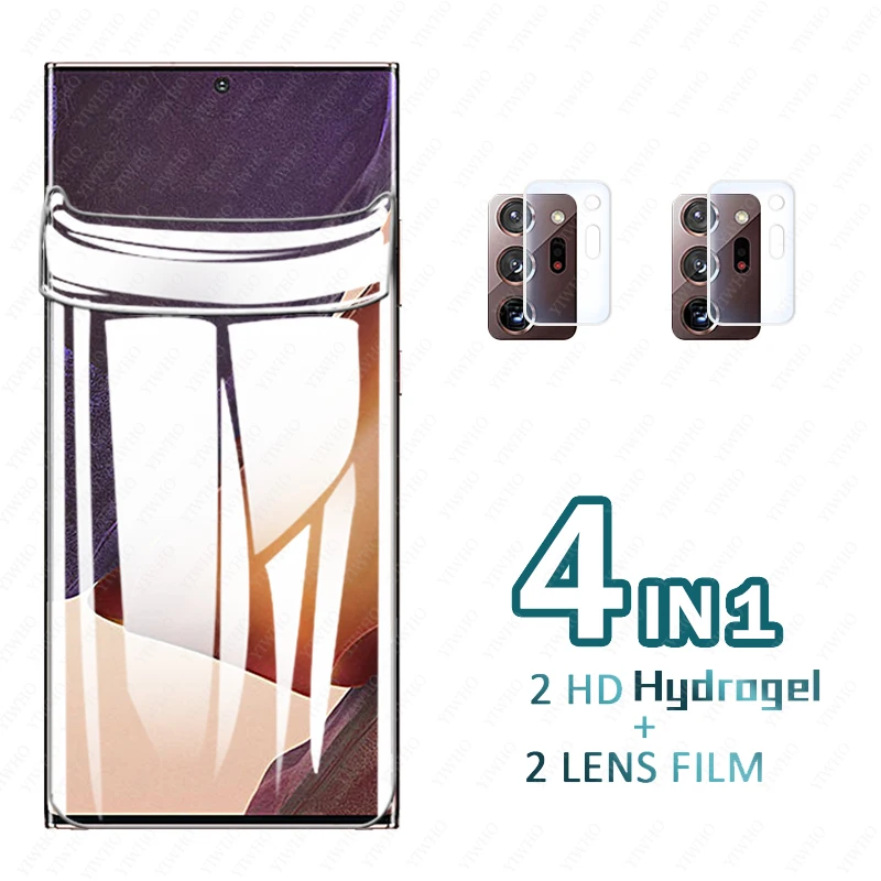 Pellicola Salvaschermo Per Samsung Galaxy Note20 Pellicola Ultra Hydrogel Note 20 Proteggi Schermo Ultra Note 20 Vetro Per Obiettivo Ultra Camera
