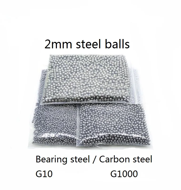 1kg/lot Dia 2mm Bearing Steel Balls Precision High Quality 2mm Diameter