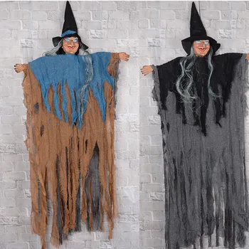 

Halloween Decorations Witches Hanging Ghost Bars Ghost Houses Terror Witches Ghost Scene Decoration Props Trick Toys