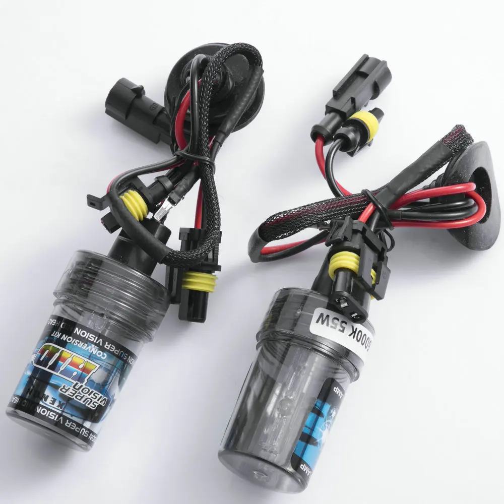 HID Xenon Headlight Bulb 2pcs HID Xenon bulb 35w 55w 3000k 4300k 6000k 8000k 10000k 12000k H1 H3 H7 H11 HB3 HB4 H27 D2S 9012 880 881 H4 D2H car headlight
