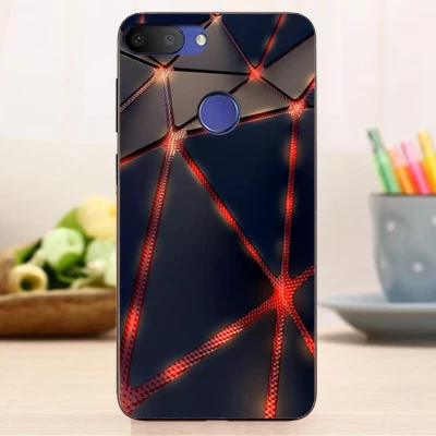 Для Alcatel 1S 2019 чехол роскошный из ТПУ и силикона s задняя крышка телефона для