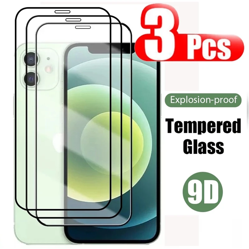 Закаленное стекло для iPhone 12Pro 7 8 SE 2020 XR XS Max Защитное iphone 11 12pro max plus Защитная пленка