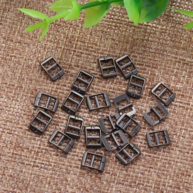 20pcs Newest 4mm Mini Ultra-small Tri-glide Belt Buckle Doll Bags Buckles Diy Doll Buttons Shoes Accessories 2