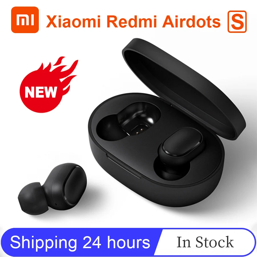  Xiaomi Redmi AirDots S TWS левый и правый режим низкого лага Bluetooth наушники стерео с микрофоном свободные наушники BT5.0 