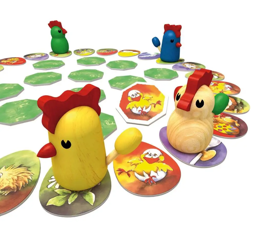 Курица ча настольная игра 2-4 игрока для семьи/вечерние/подарок лучший подарок забавная карта игра развлекательные принадлежности