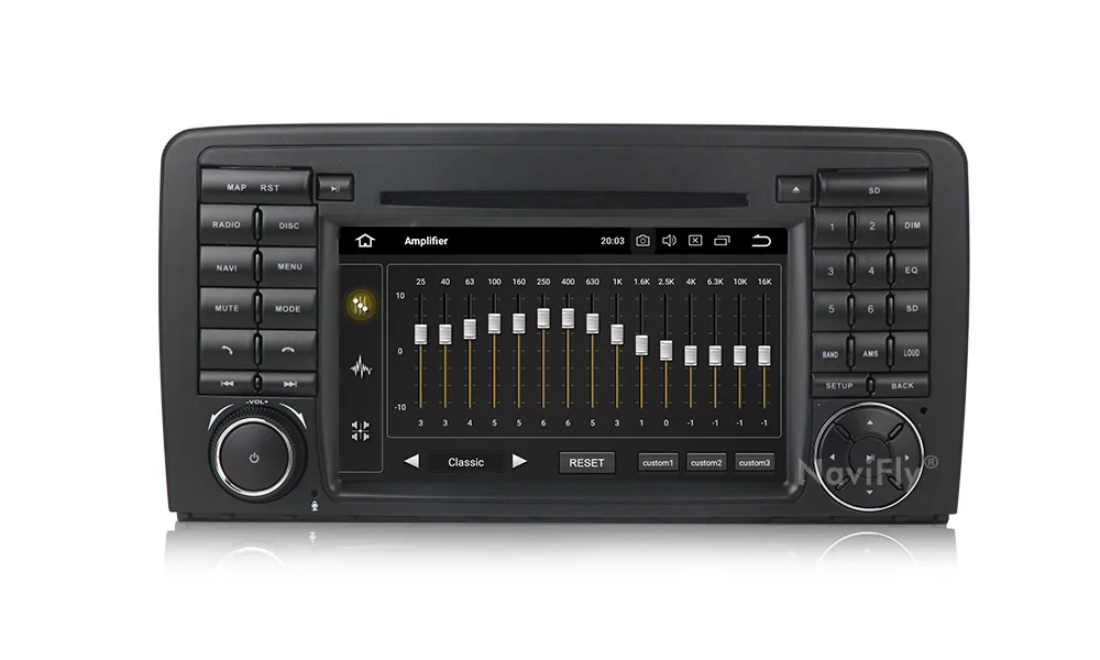 NaviFly Android 9 PX5 4 Гб+ 64 Гб ips экран DSP автомобильный проигрыватель с радио и GPS для Mercedes Benz R Class W251 R280 R300 R320 R350 для автомобиля, dvd мультимедийный плеер навигационный головное ус