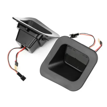 

2pcs License Plate Lights Car Auto Smoked lens LED Replacement Lamp New
