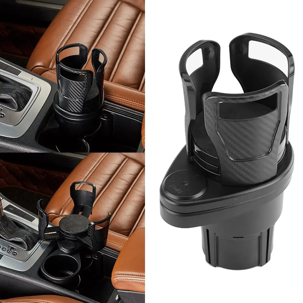 2 In 1 360 Degree Rotating Cup Holder Vehicle-mounted Slip-proof Water Car  Cup Holder Multifunctional Dual Bekerhouder Auto - AliExpress