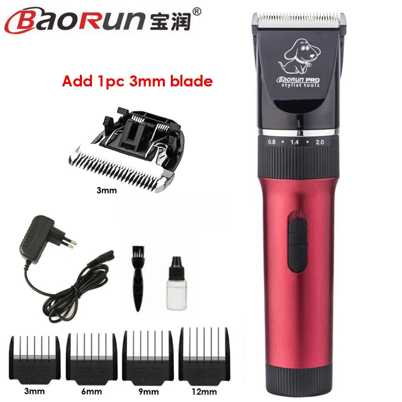 Профессиональная перезаряжаемая машинка для стрижки питомцев триммер собак