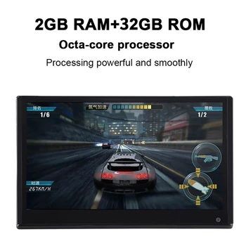 

13.3 Inch Android 8.0 2GB+32GB Car Headrest Monitor 1920X1080 4K 1080P Press Sn Support WIFI/BT/USB/TF Card /FM//Miracast/HD