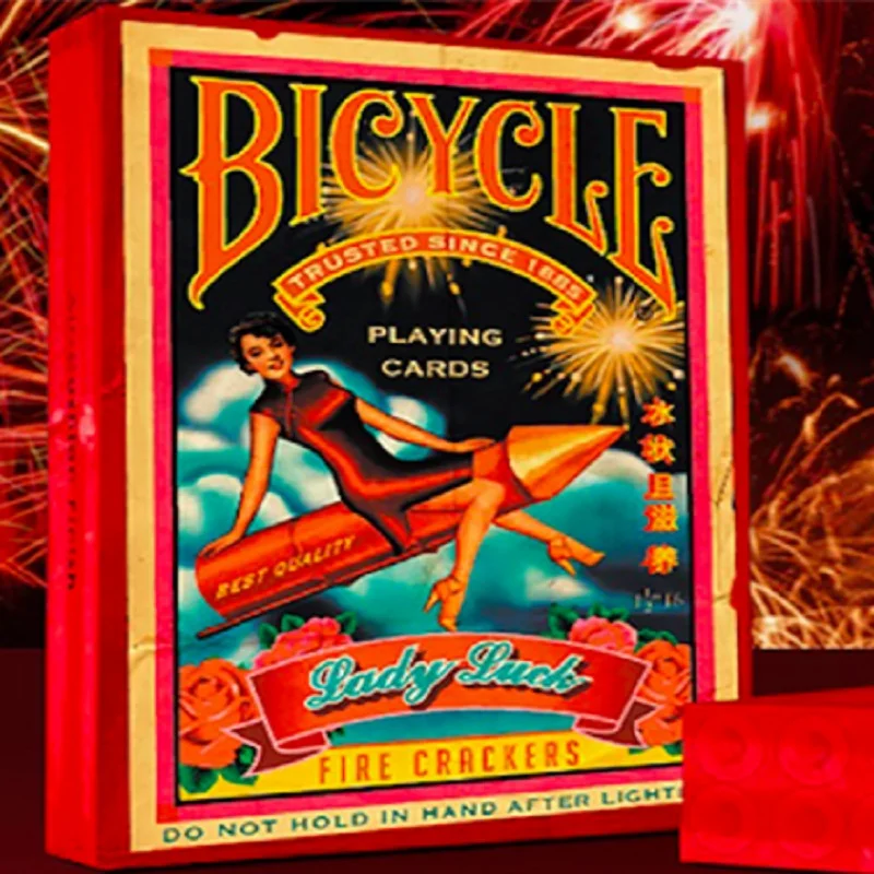 Велосипедный фейерверк игральные карты размер покера Коллекционная колода USPCC волшебные карты новые Запечатанные магические трюки реквизит для мага