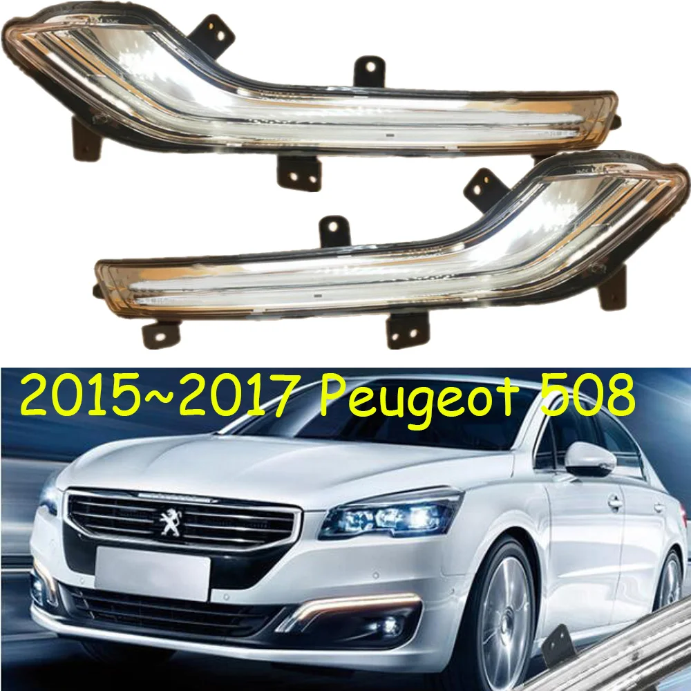 level Disillusion Properly Cumpără Lumini auto | 1pcs 2015~2017year for Peugeot 508 daytime light  Peugeot508 car accessories LED DRL headlight for Peugeot 508 fog light