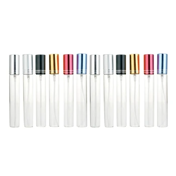 

12 Pcs 10Ml Portable Perfume Bottle Spray Bottles Sample Empty Containers Atomizer Mini Refillable Bottles