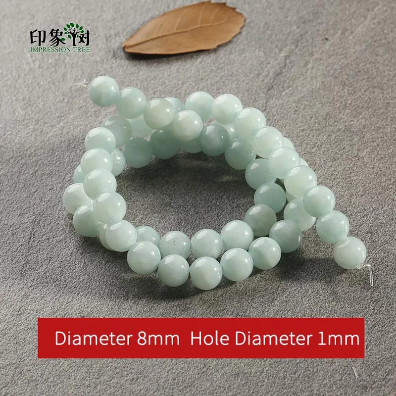 8mm 1pcs 1 шт. со светло-голубым камнем Палочки Размеры круглые бусины, небесно-голубой, Jad e бусины 8/10/12 мм подходящие Цепочки и ожерелья Браслет "сделай сам" для изготовления ювелирных изделий, 1859 - Цвет: 8mm 1pcs