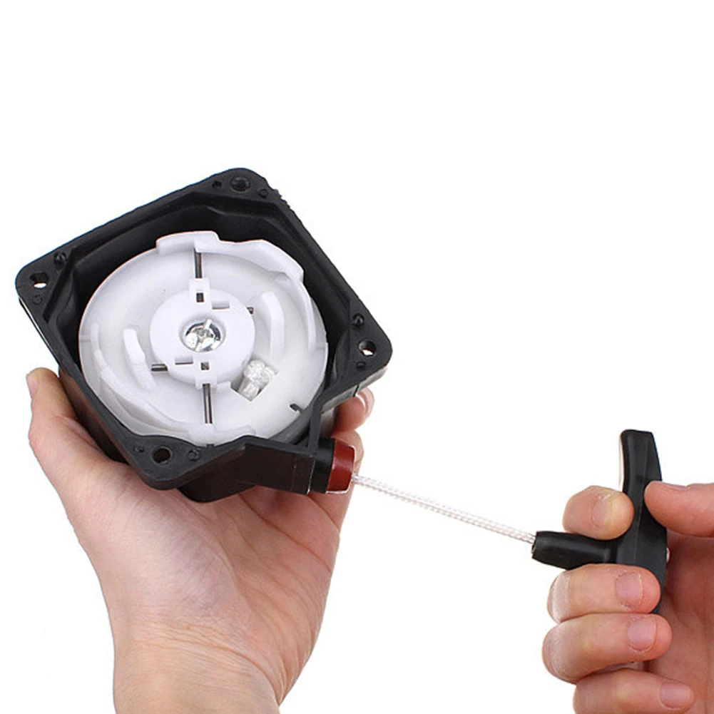 Universal Pull Start Recoil Puller Brush Cutter Strimmer Assembly ABS Recoil Pull Start Lawn Trimmer Parts Garden Tools engine recoil puller spring kit