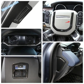 

Lapetus Carbon Fiber Interior Refit Kit For Land Rover Range Rover Velar 2018 - 2020 Head Lamps Button / Dashboard Cover Trim