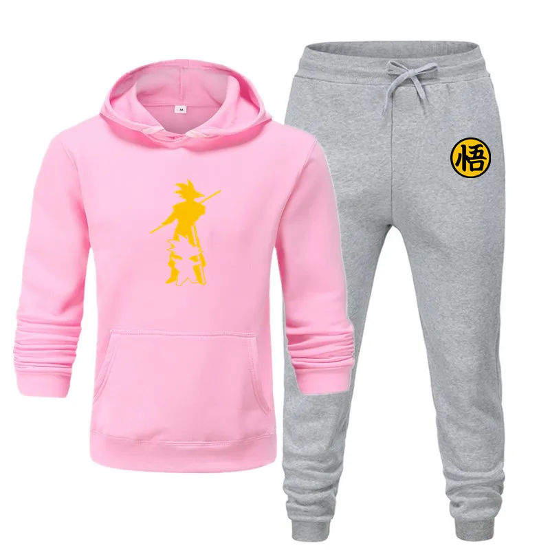 11 new men's hoodie suit autumn and winter warm clothing fashion printing street hoodie suit running jogging sports suit - Цвет: 11