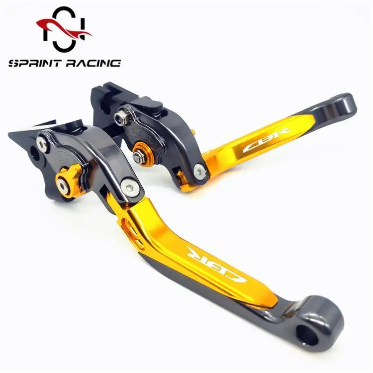 CBR650R для HONDA CB650R CBR 650R CBR 650 R- аксессуары для мотоциклов регулируемые складные тормозные рычаги сцепления - Цвет: Titanium-gold