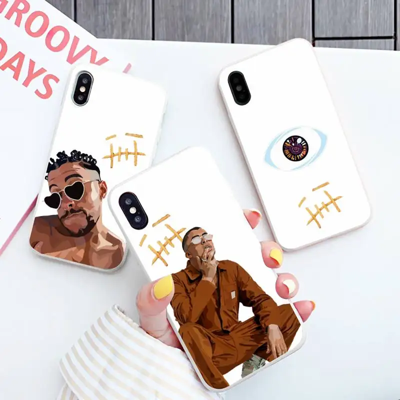 

Yo Perreo Sola Bad Bunny Maluma Phone Case Candy Color for iPhone 6 7 8 11 12 s mini pro X XS XR MAX Plus