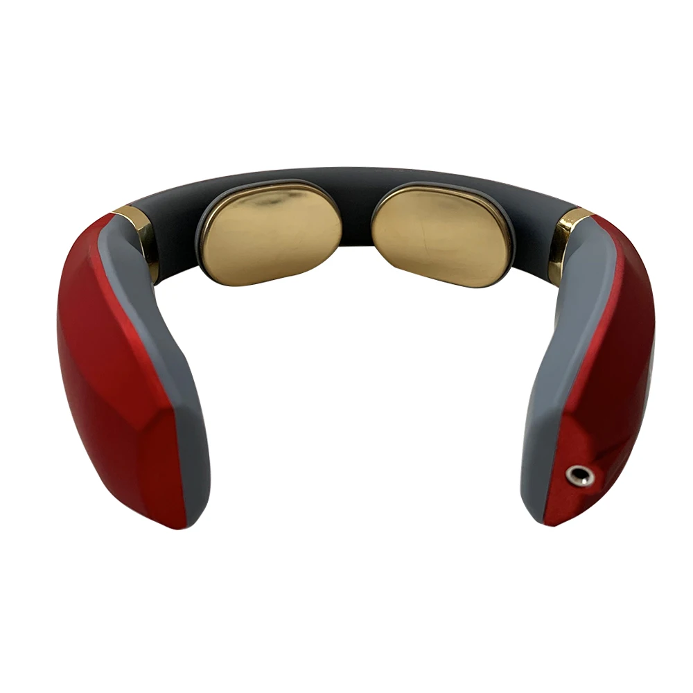 Neck Massage Instrument Electromagnetic Shock Pulse Cervical Physiotherapy Instrument with Heating Function Cervical Massager