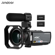 Andoer HDV-AE8 4K WiFi цифровая видеокамера DV рекордер 30MP 16X цифровой зум ИК ночного видения ips lcd сенсорный экран