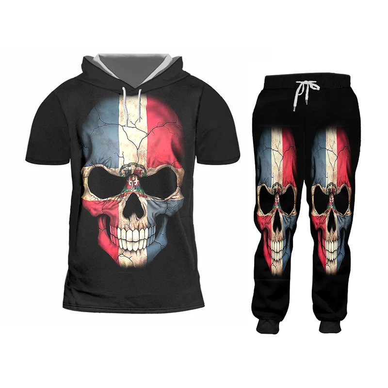 OGKB 3D костюм &quotСкелет&quot штаны и толстовки с рисунком для мужчин повседневная