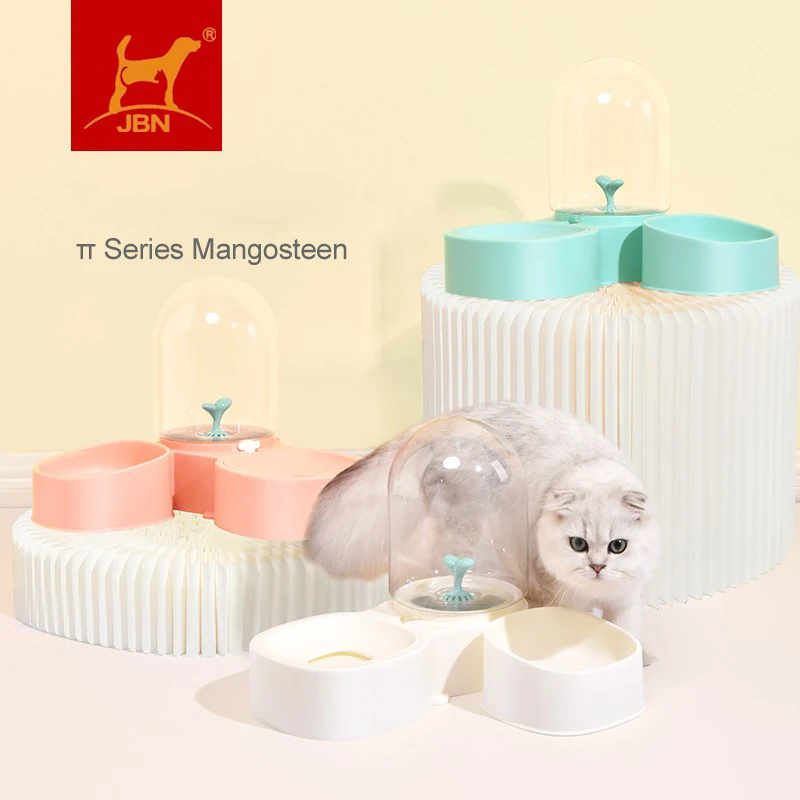 Pet Dog Cat Bowl Fountain Automatic Water Food Feeder Dispenser Container For Cats Dogs Drinking Eating Pet Supplies Hot Sale