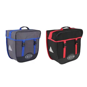 

B-SOU Bike Rear Bag Waterproof Bicycle Tail Seat Trunk Double Side Rack Bag