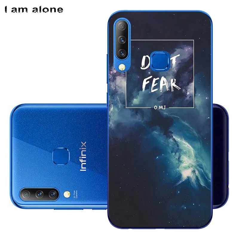 Чехлы для телефонов I am alone для Infinix Hot S4 X626 6,2 дюймов мягкие сумки из ТПУ с милым рисунком для Infinix Hot S4 X626