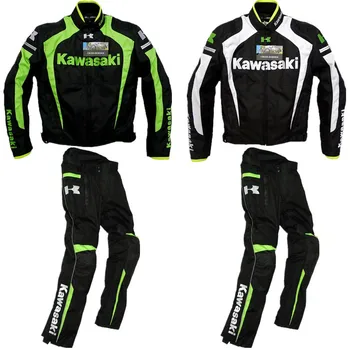 

Men's Racing Team Motorcycle jacket Racing riding pants Moto Motocross Windproof warm Off-Road protective pants suit