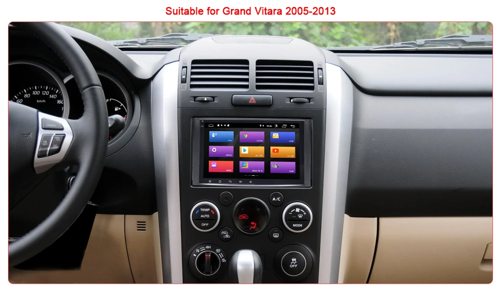 Clearance 2 Din Android 9.0 Car dvd gps head unit For Grand Vitara 2005 -2013 Multimedia Navigation Radio player system stereo Audio IPS 4