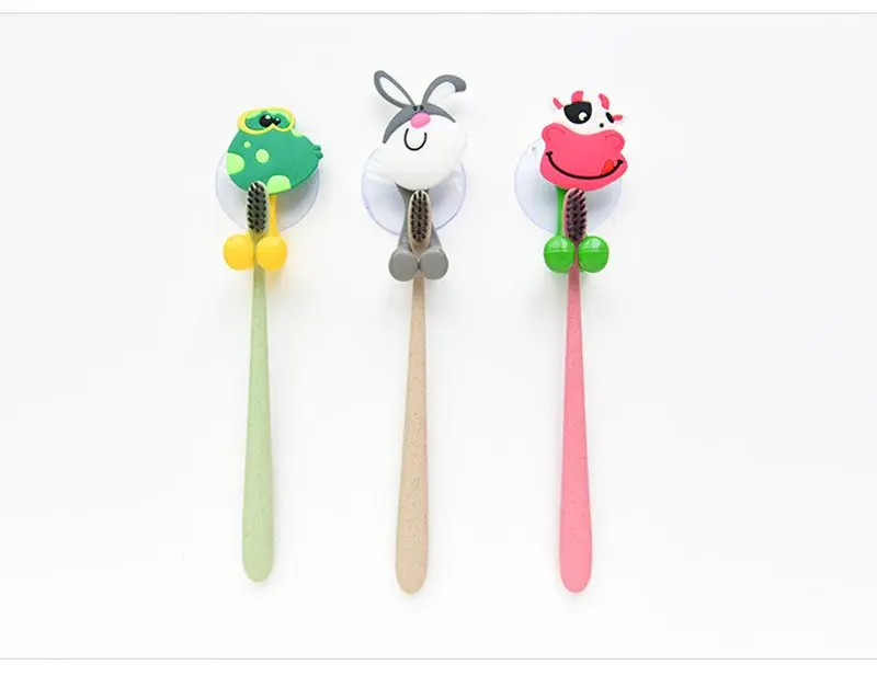 Cartoon Animal Family Suction Cup Toothpaste Toothbrush Rack Multi-Style Optional Toothbrush holder
