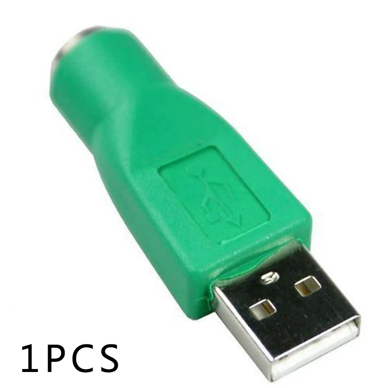 1/2/5 шт PS/2 Женский к USB разъем адаптера конвертера для клавиатуры Мышь USB мужчина к PS2 мини Din 6 контактный разъем