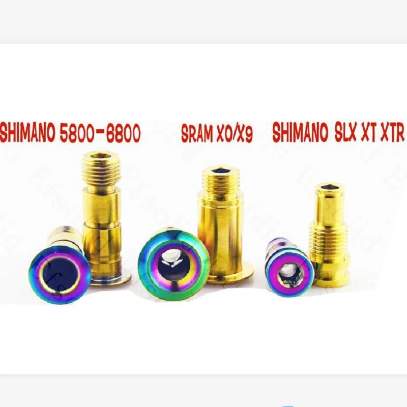 1X Titanio Posteriore Fisso Assale Bolt Per La Bicicletta Ut5800/6800/Xt Sram Xo/X9