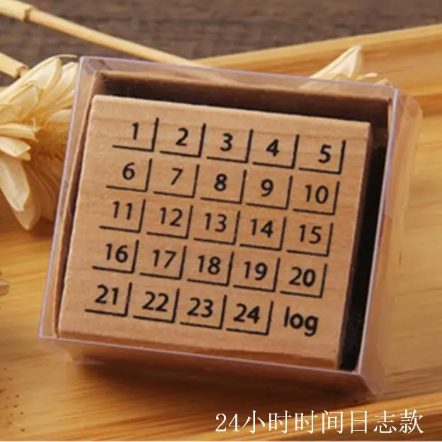 Винтажный календарь дерево ясный Штамп для DIY Скрапбукинг/фото украшение для альбома функция штамп неделя план Примечания резиновая печать штамп - Цвет: 2