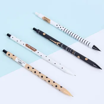 

1 Pcs Cute Kawaii Stripe 0.5mm Mechanical Pencils Writing School Office Supplies Accessory Stationery